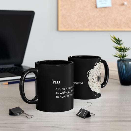 Puli White - Black Mug