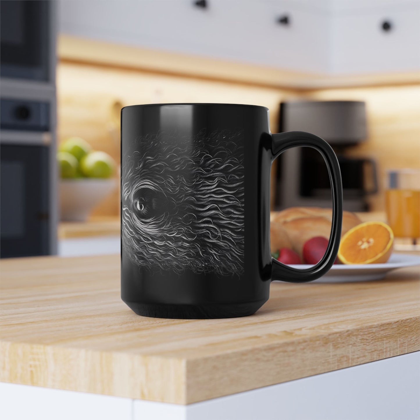 Puli Black Mug