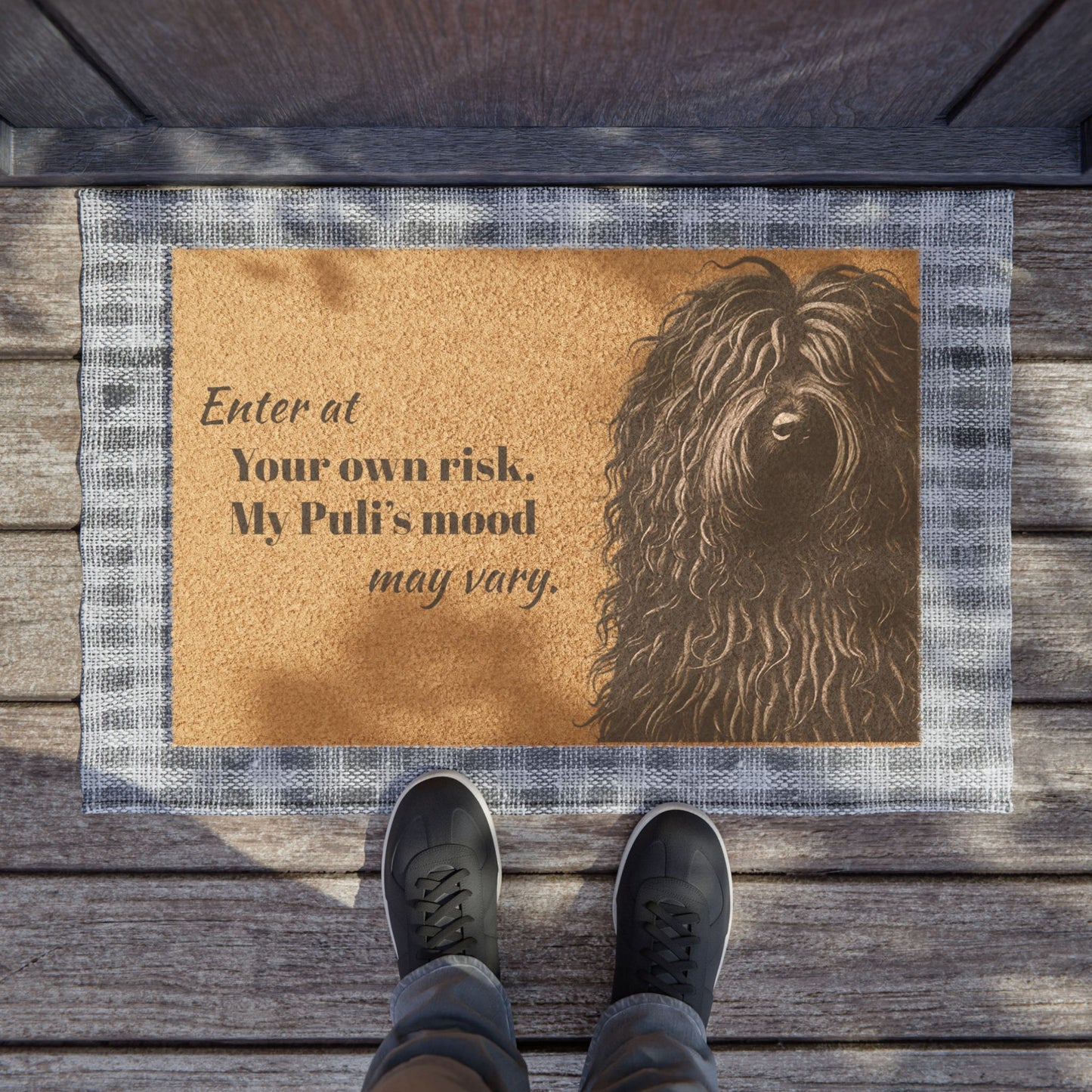 Puli Dog Doormat #3