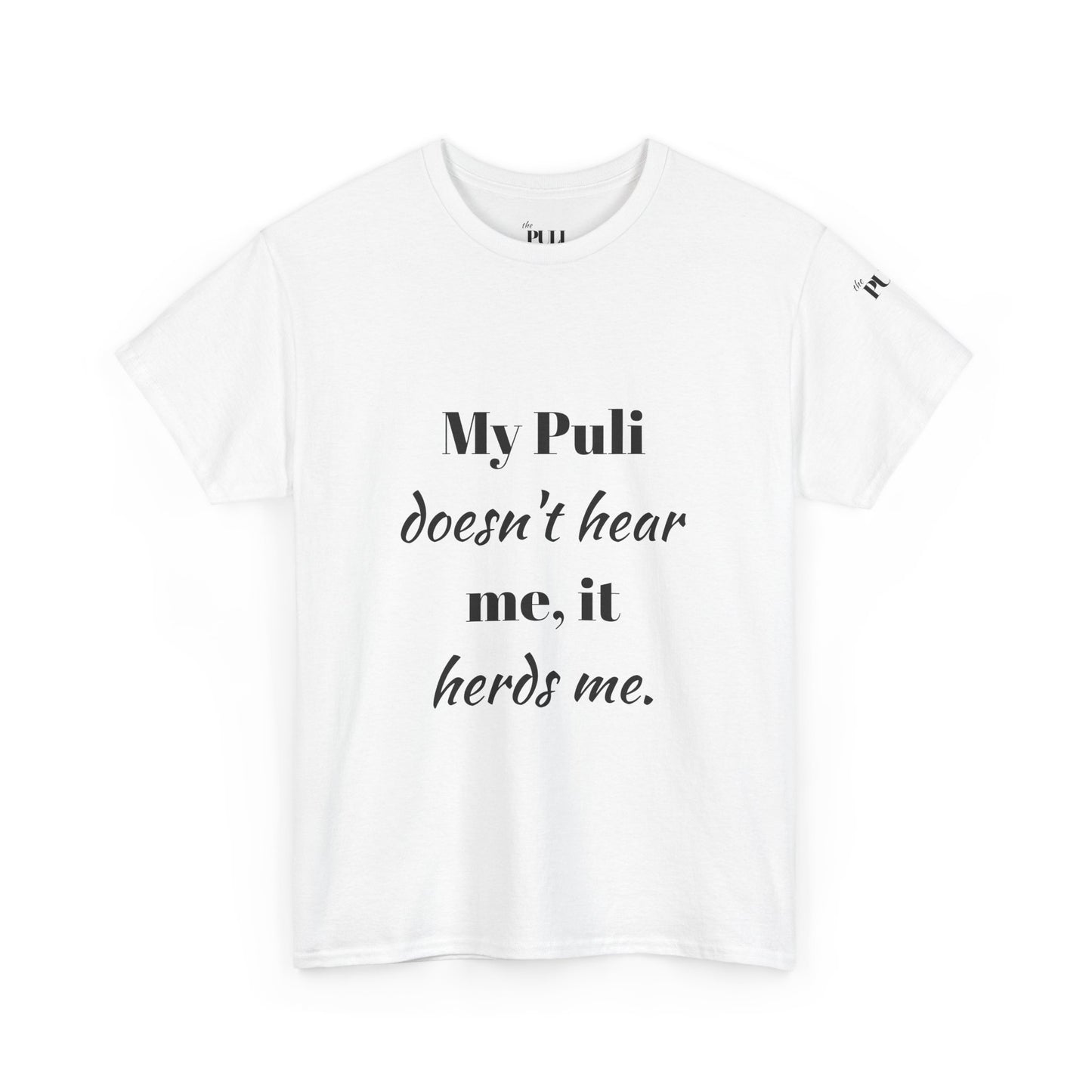 Puli Dog Unisex Heavy Cotton Tee T-shirt