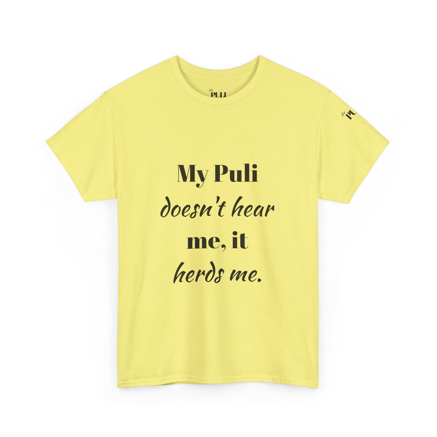 Puli Dog Unisex Heavy Cotton Tee T-shirt