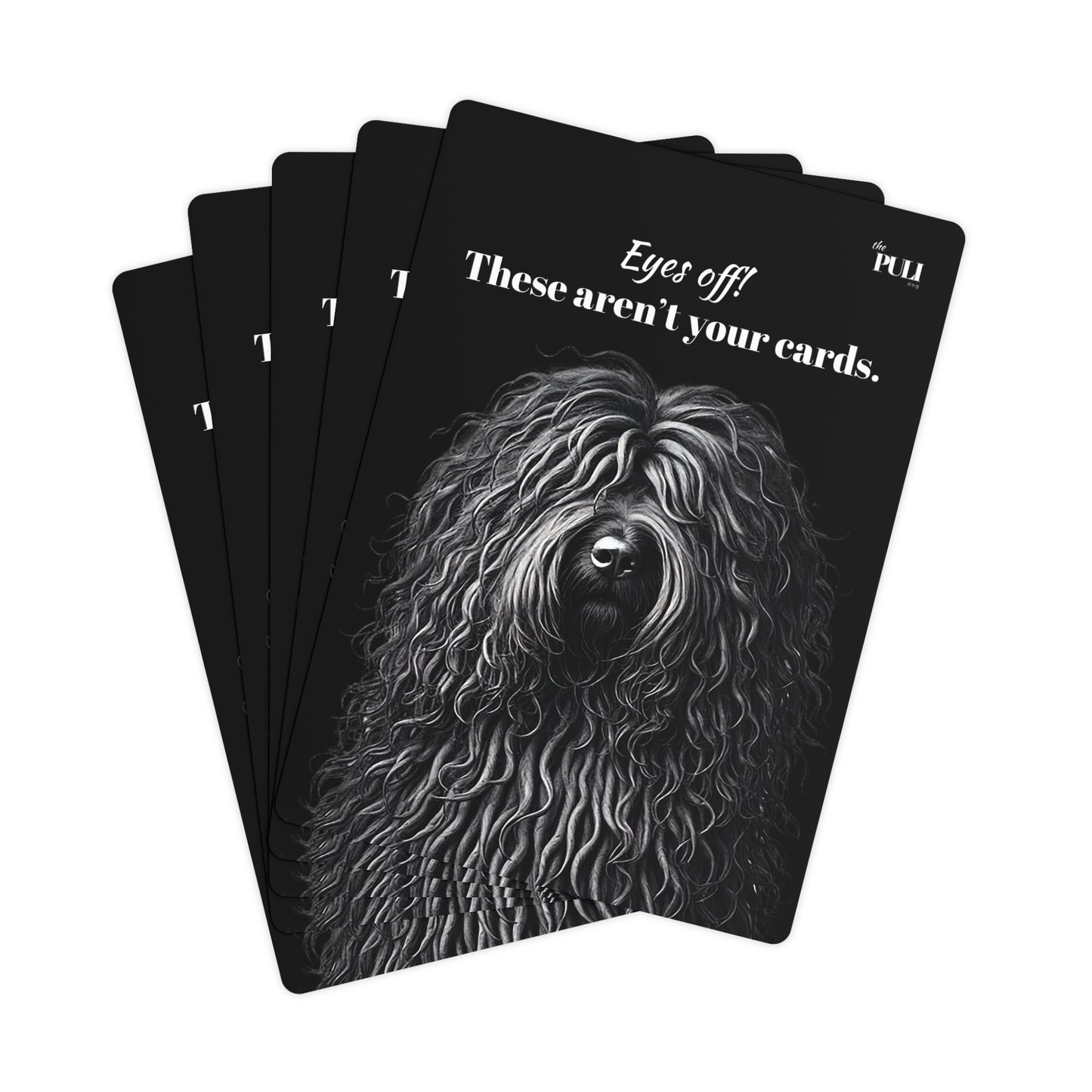 Puli Black - Poker Cards