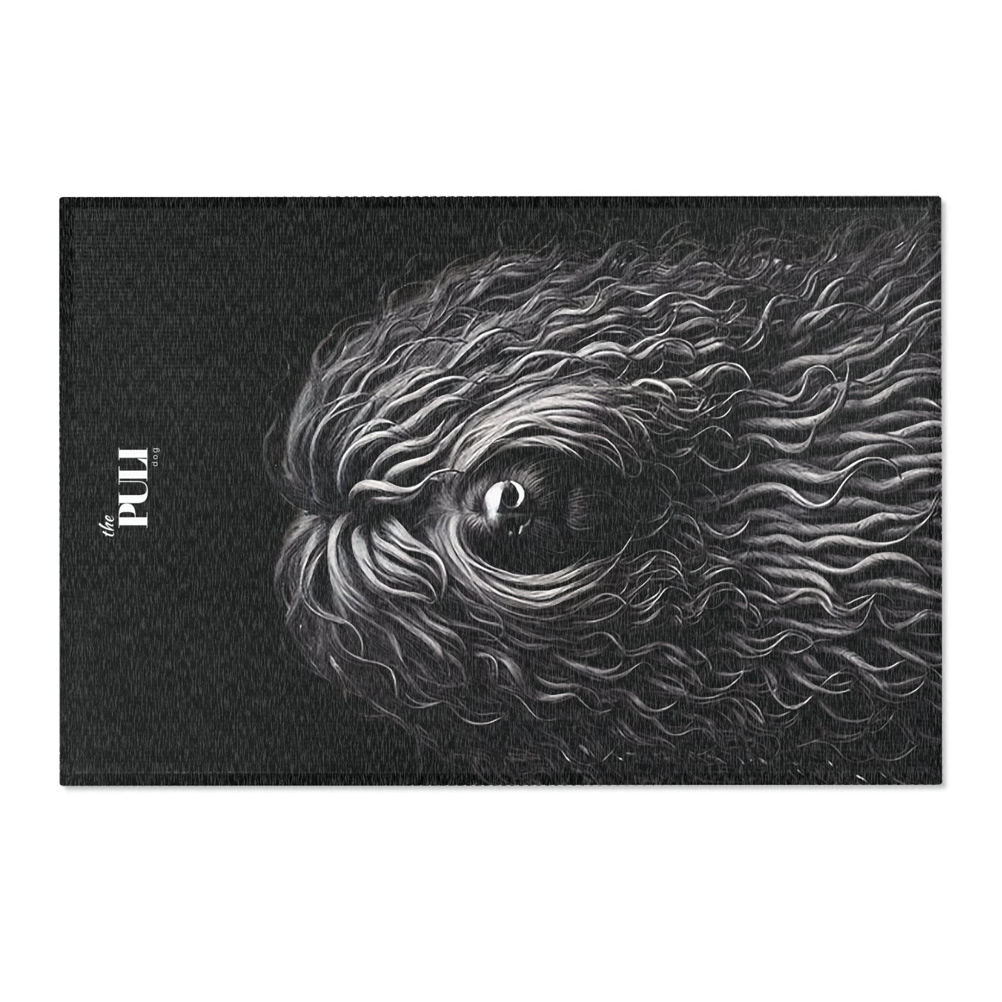 Puli Black Area Rugs