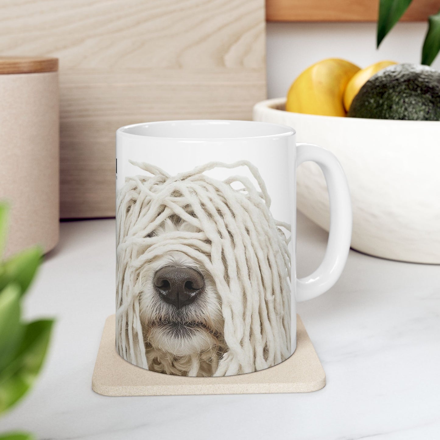 Puli White Wisdom Mug