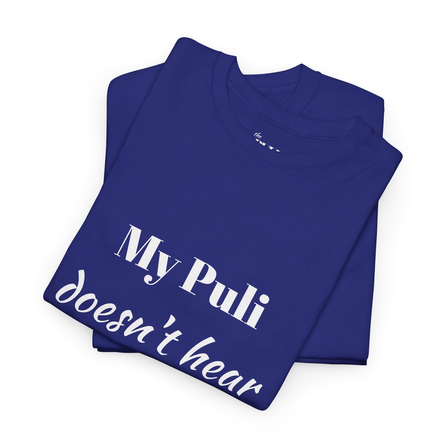 Puli Dog Unisex Heavy Cotton Tee T-shirt