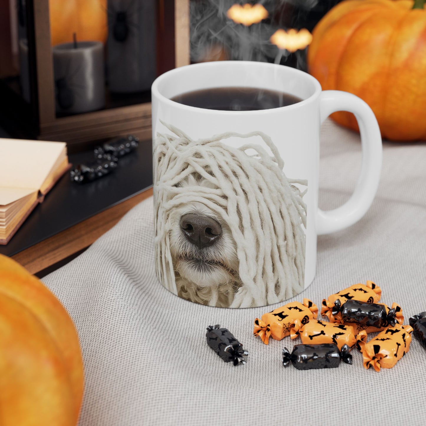 Puli White Wisdom Mug