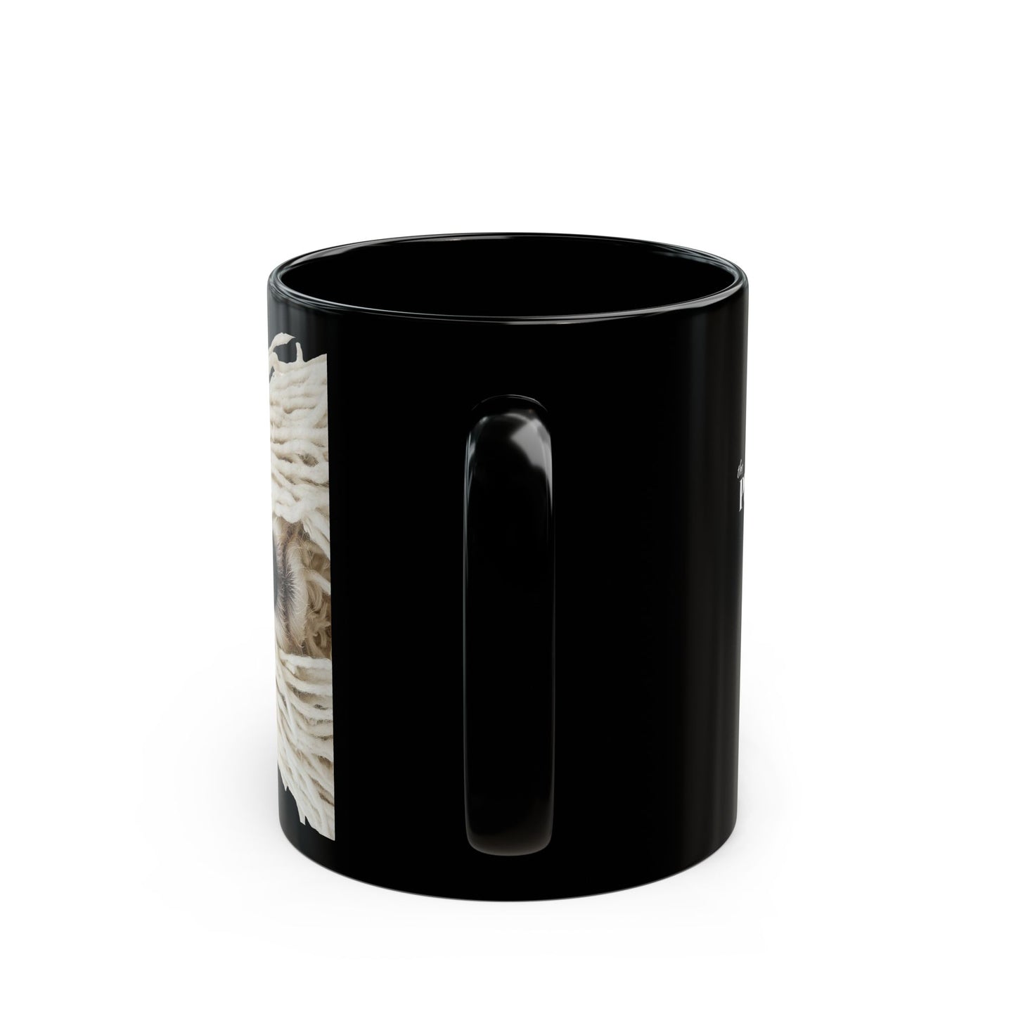 Puli White - Black Mug