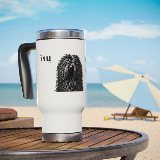 Puli Travel Mug - Black Dog