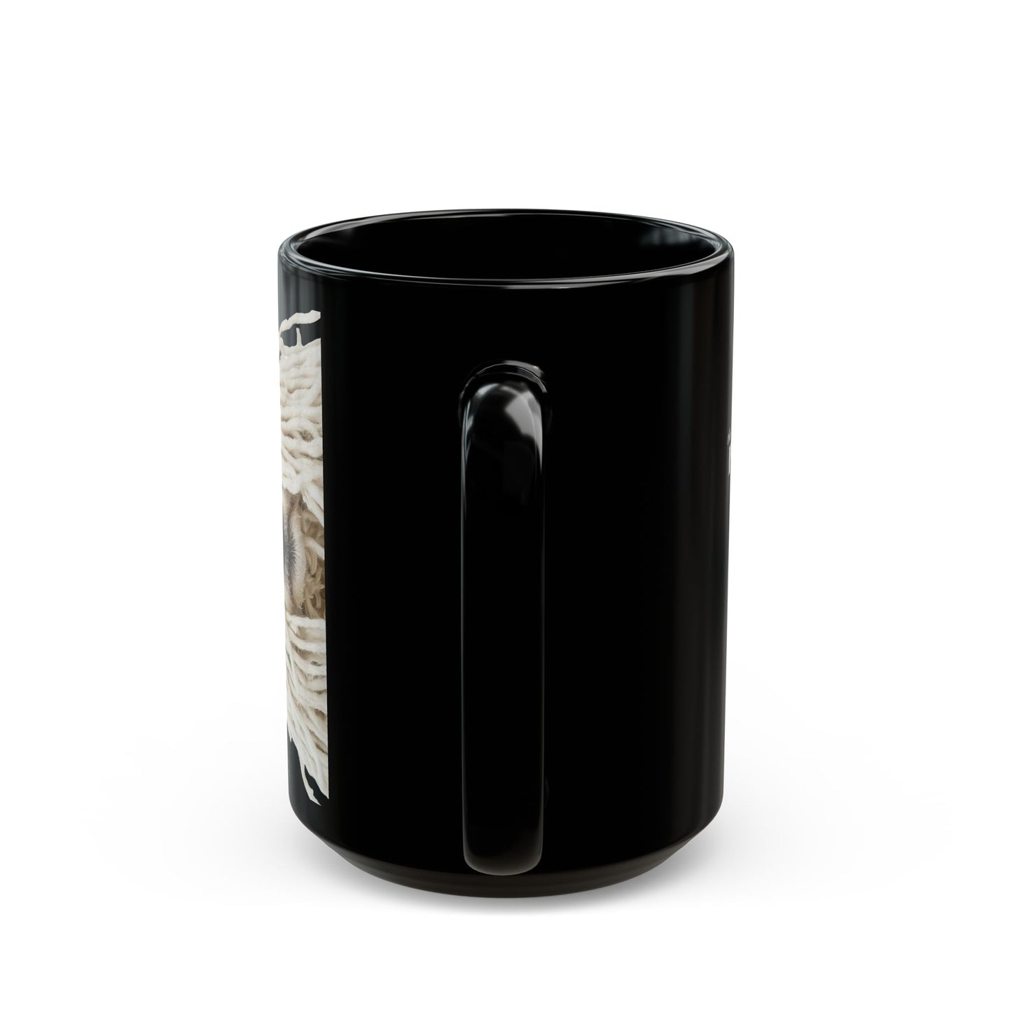 Puli White - Black Mug