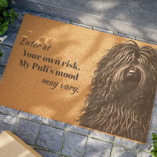 Puli Dog Doormat #3