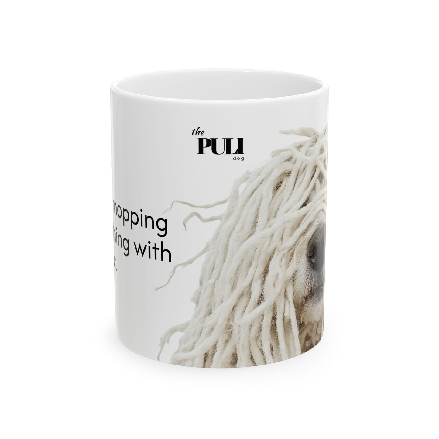 Puli White Wisdom Mug