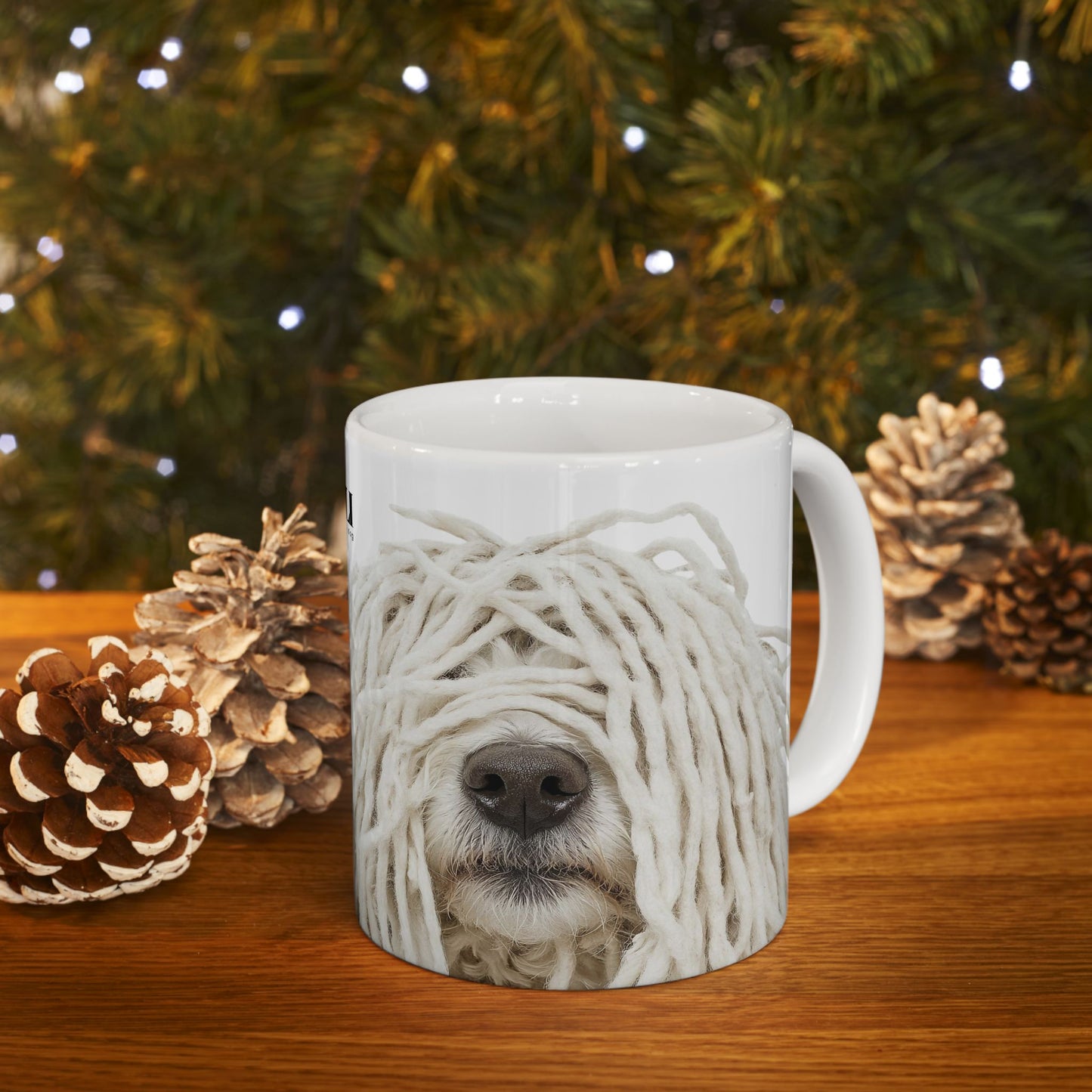 Puli White Wisdom Mug