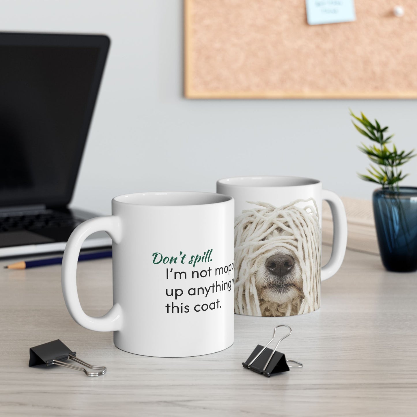 Puli White Wisdom Mug