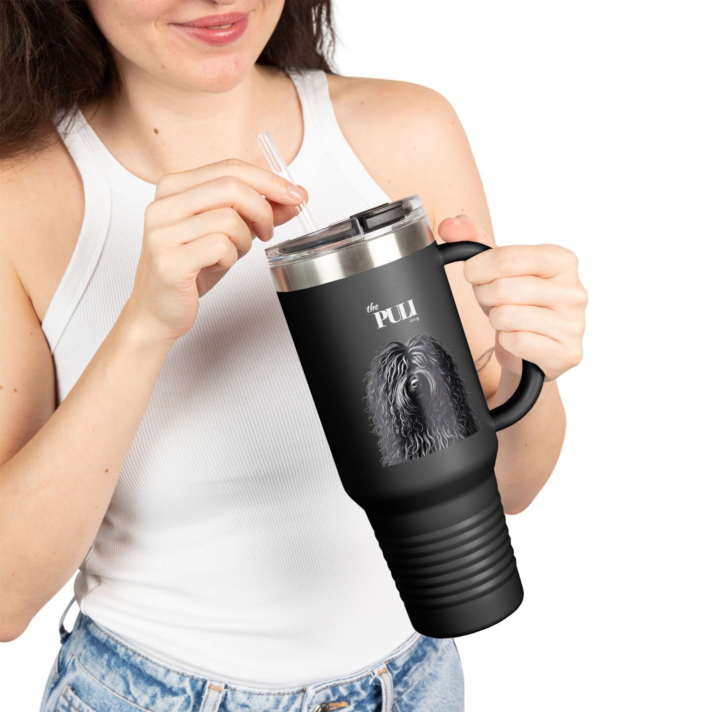 Puli Dog Insulated Travel Mug