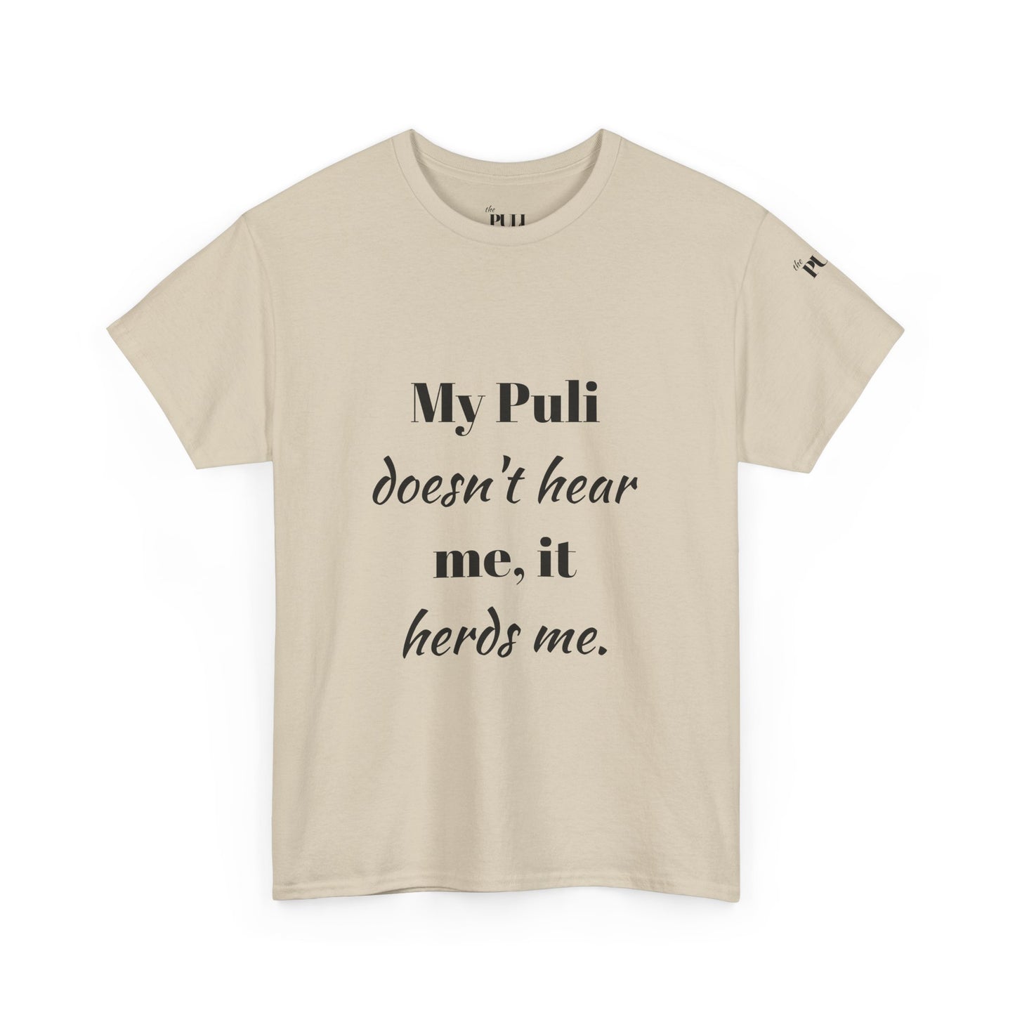 Puli Dog Unisex Heavy Cotton Tee T-shirt